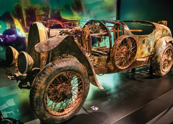 This roadster sank in the lake and consequently became a legend