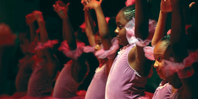 Dancing and educating are done step by step