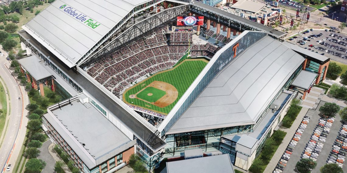 Play ball! Globe Life Field will be the site of playoff baseball and