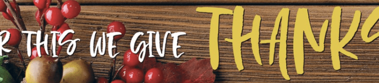 For This We Give Thanks