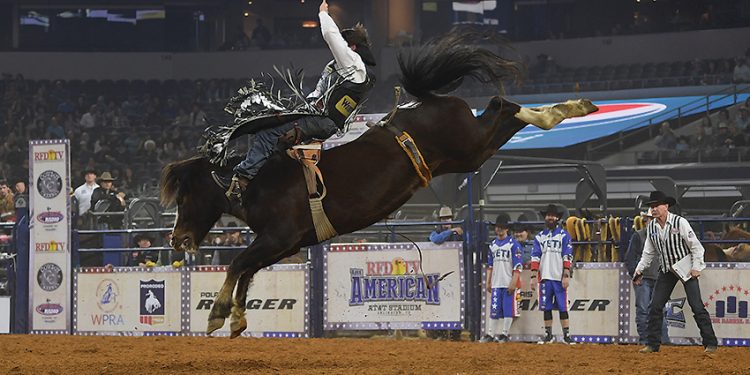 Big Bucks: RFD TV’s The American Rodeo will return to AT&T Stadium this month as cowboys and cowgirls compete for a huge payday
