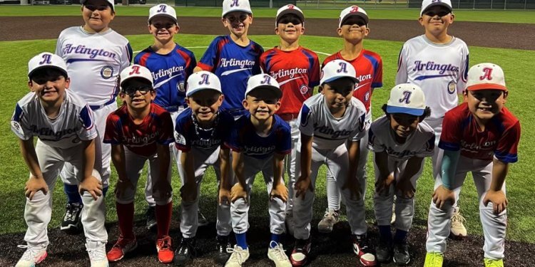 Arlington’s 8U Coach Pitch Allstar Team Heads to Pony League World Series