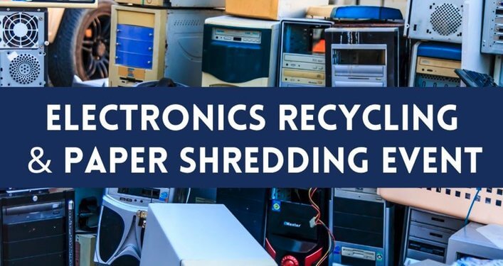 City Hosts Paper Shredding, Electronics Recycling Event Oct. 3, 2026