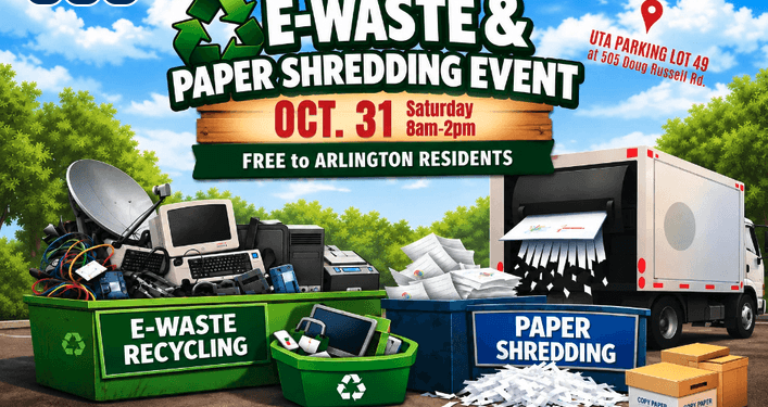 City Hosts Paper Shredding, Electronics Recycling Event Rescheduled to Oct.31.