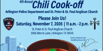 National Faith & Blue Community Event- 4th Annual Chili Cook-off